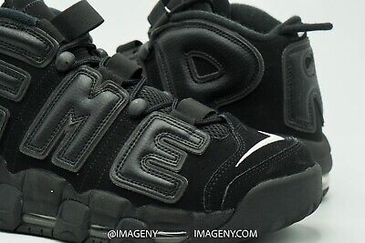 NIKE AIR MORE UPTEMPO USED SIZE 10 SUPREME SUPTEMPO BLACK NIKE AIR MORE UPTEMPO USED SIZE 10 SUPREME SUPTEMPO BLACK
