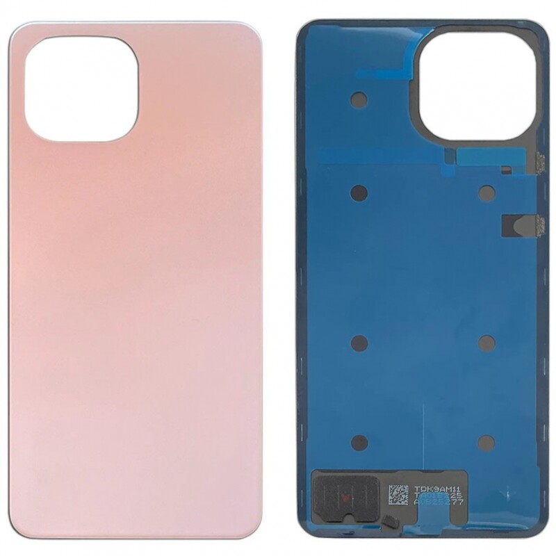 TAPA BATERIA PARA XIAOMI MI 11 LITE / 5G / NE ROSA MELOCOTON TRASERA CRISTAL