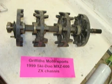 1999 SKI-DOO MXZ 600 zx track drivers drive shaft wheels cogs sprockets