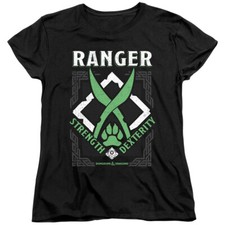 DUNGEONS AND DRAGONS RANGER Licensed Women  Junior Tee Shirt SM-2XL