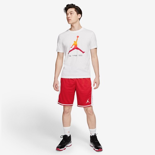NEW TAGGED RETRO NIKE JORDAN PLAIN TOP TEE T-SHIRT LOOSE FIT HALF SLEEVE JUMPAN - Picture 5 of 10