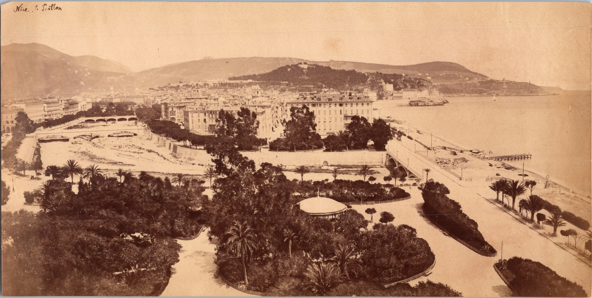 France, Biarritz, La Côté Basque Vintage albumen print. Tirage albuminé 10