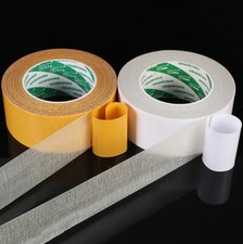 20M Double Sided Cloth Tape Strong Mesh Fiber Adhesive Waterproof For Carpet