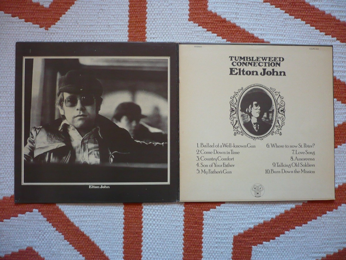 Elton John Tumbleweed Connection 1970 Vinyl UK DJM 1st Press