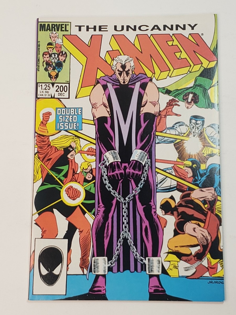 Uncanny X-Men 200 Marvel Comics DIRECT Trial of Magneto Copper Age