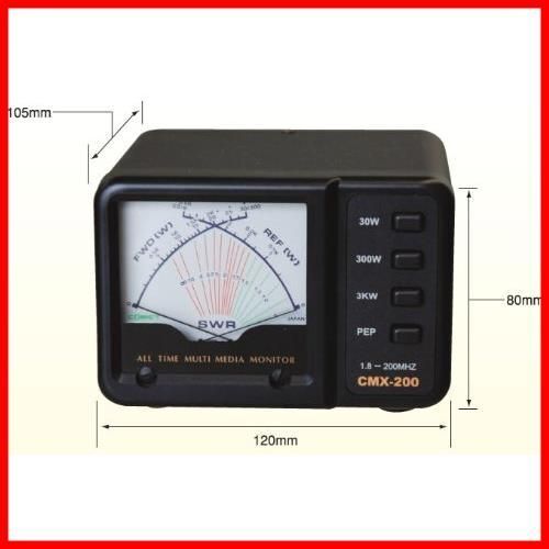 Comet CMX-200 SWR Power Meter Band 1.8 - 200 MHz MAX 3KW HF