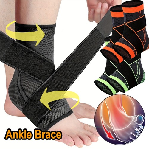 3D Woven Sports Ankle Brace Support High Protection for Running Basketball Sport - Picture 1 of 19