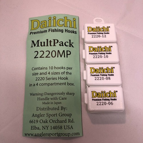 Daiichi Fly Hook paquete múltiple 40 cajas de gancho - Imagen 4 de 14