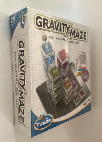 Thinkfun GRAVITY MAZE Factory Sealed Falling Marble Logic Board Game NEW SEALED - Picture 4 of 11