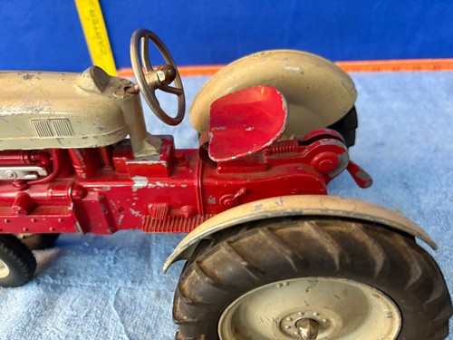 Hubley Kiddie Toy Vintage Red & Grey Ford Tractor - Picture 4 of 15