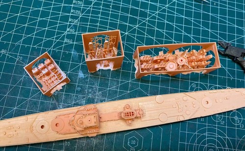 1/700 French De Grasse Cruiser (Wasserlinie/Vollrumpf) 3D-gedrucktes Kit - Bild 10 von 10