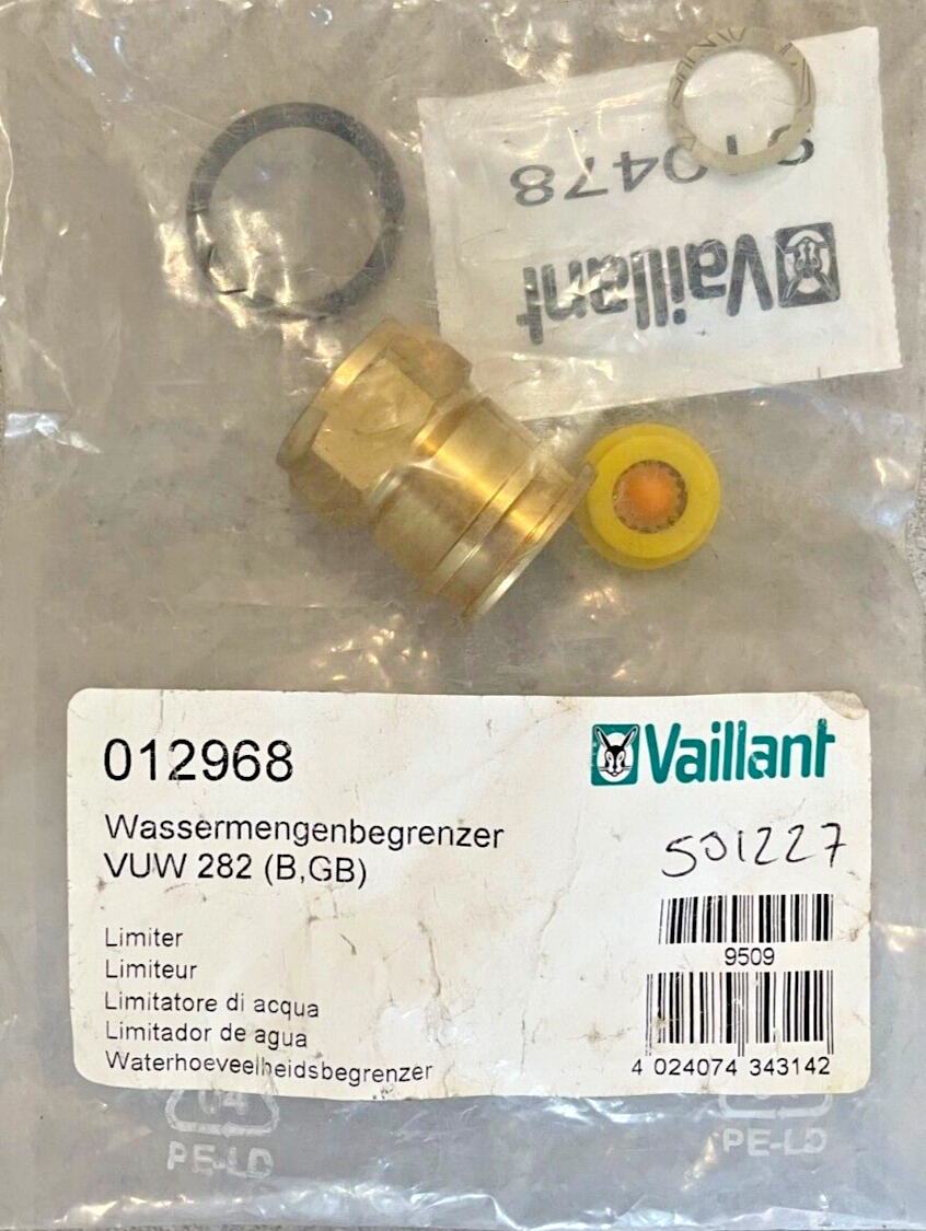 Vaillant TURBOmax VUW 242 E 282 E 242/1E 282/1E Water Quantity Limiter 012968