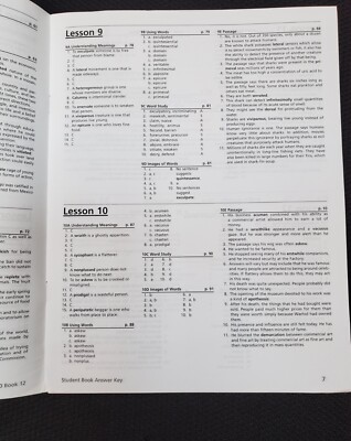 WORDLY WISE 3000 TEST BOOKLET AND 12 ANSWER KEY BOOK- Two Items | eBay
