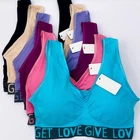 3-6 Sports Bras Yoga Active Wear Workout Bra SPORT GIVE LOVE GET LOVE Plus Size