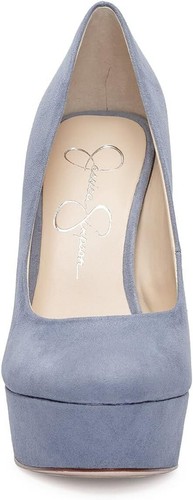 JESSICA SIMPSON JS-NELLAH Heels Ash Blue New - Picture 3 of 5