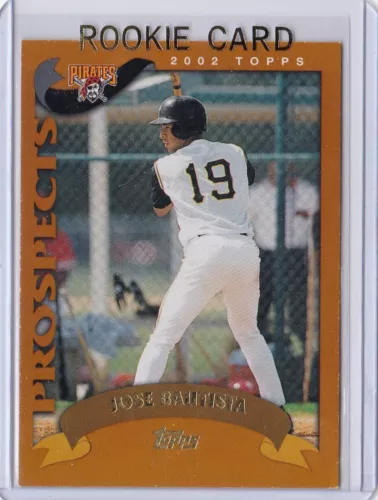 2002 Topps Jose Bautista True Rookie Card RC #T180 Mint (Home Run King)