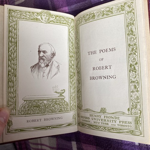 Poems Of Robert Browning Vol. I (1916) Vol. II (1919) Oxford University Press - Picture 15 of 20