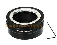 Adjustable M42 42mm Lens to CANON EF-M Mirrorless M50 Mark II M100 M200 Adapter