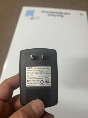 DVE Switching Power Supply Model DSA-0151A-12  +12V DC 1.25A