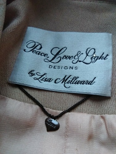 Peace Love & Light Designs By Lisa Millward Vintage Sz.10 Blazer w/lining S-18 - Picture 4 of 12
