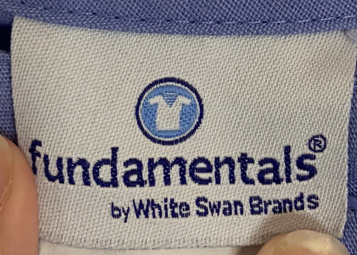 Chaqueta Médica Cisne Blanco Uniforme Médico Medio Azul Abotonada Foto 3 de 4