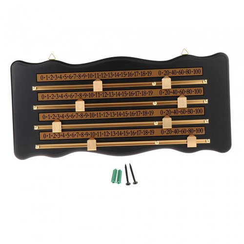 Shuffleboard Wall Mounted Scoreboard Counters Durable Billiard Score Board - Picture 9 of 12