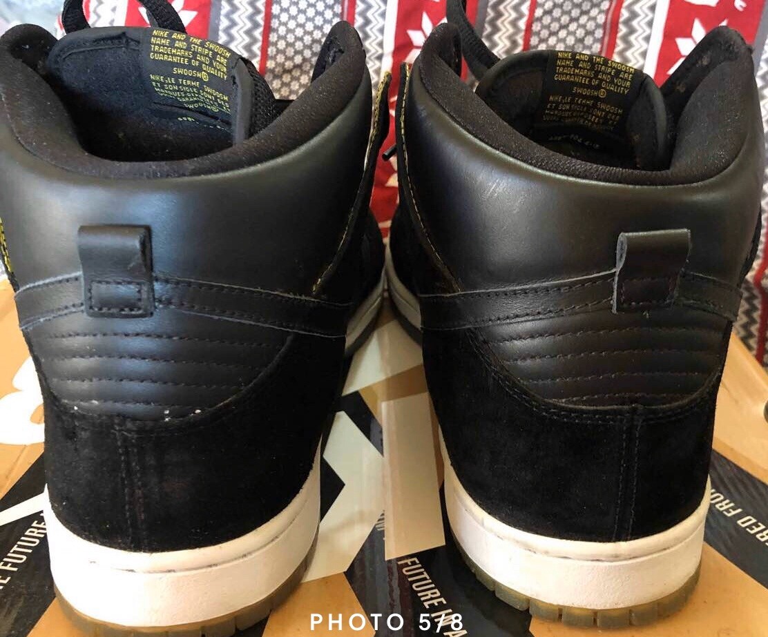 スニーカー Nike Dunk High Premium SB 'Neckface' 2013 2013 Nike Dunk High Premium SB “Neckface”, 313171-018, Black