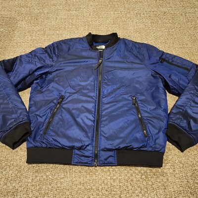 THE NORTH FACE Blue Insulated Barstol Bomber Urban Explore Jacket Medium  Womens