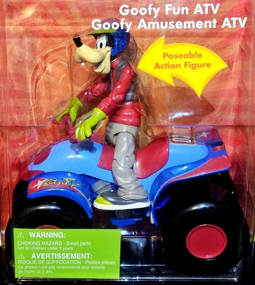 Goofy Fun 全地形车可动人偶可姿势米老鼠和朋友迪士尼商店 — 第 2/4 张图片