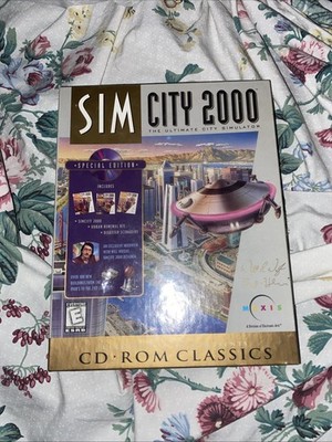 Vtg Sim City 2000 Special Edition PC Video Game Complete Sealed Unopened NIB