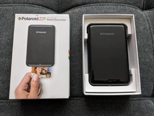 Black Zink Polaroid ZIP Wireless Mobile Photo Printer IOS, Android - Tested