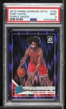 2019 Donruss Optic Rated Purple Shock Prizm Coby White PSA 9 MINT Rookie RC 11p9