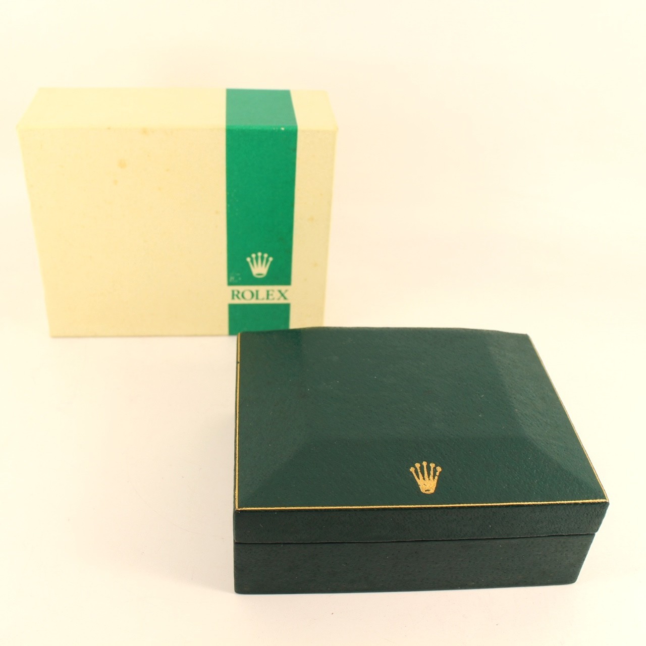 GENUINE ROLEX WATCH BOX VINTAGE COFFIN 67.00.3 1960s OYSTER PERPETUAL DATE 6924