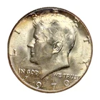 Tougher Date 1970-D UNC Kennedy Half Dollar 40% Silver Unique Toning