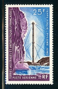 FSAT TAAF MNH Selections: Scott #C12 25Fr Ionospheric Research Pylon CV$32+