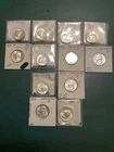 12 Bu MS Washington Quarters $3 Face 90% Silver