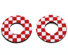 Grip Donuts - RED CHECKER for BMX / MX by Flite
