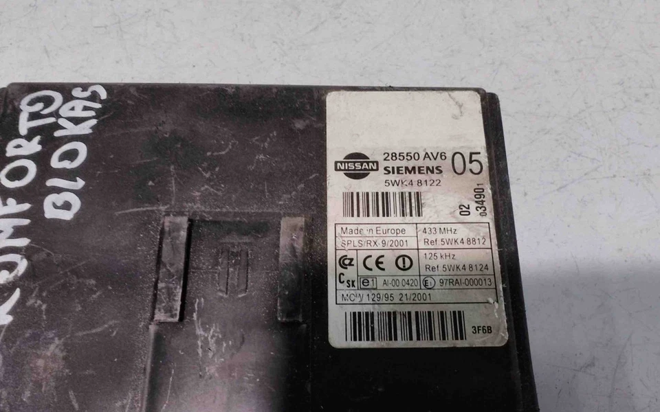 Centralina Comfort NISSAN PRIMERA Hatchback P12 28550AV6 1.8 Benzina 28531935 - Immagine 4 di 4