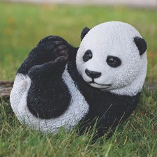 Baby Panda Statue Animal Figure Garden Home Backyard Decor Tabletop