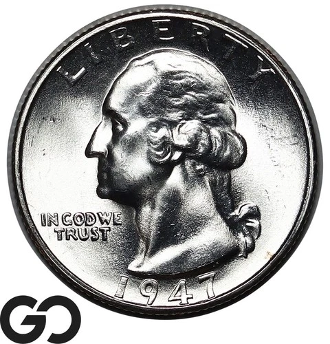 1947-S Washington Quarter, Blast White Superb Gem BU++