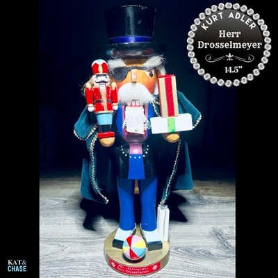 14.5'' The Nutcracker Kurt Adler Herr Drosselmeier Drosselmeyer Steinbach Decor
