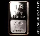 USCG 1/4 Ounce Bar- 0.999 Fine Silver- Choice Gem Proof- No Reserve #L5546