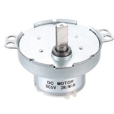 Slow Speed Motor JS-50T D-Shaft Gear Electric Motor, 5V DC 2RPM Motor