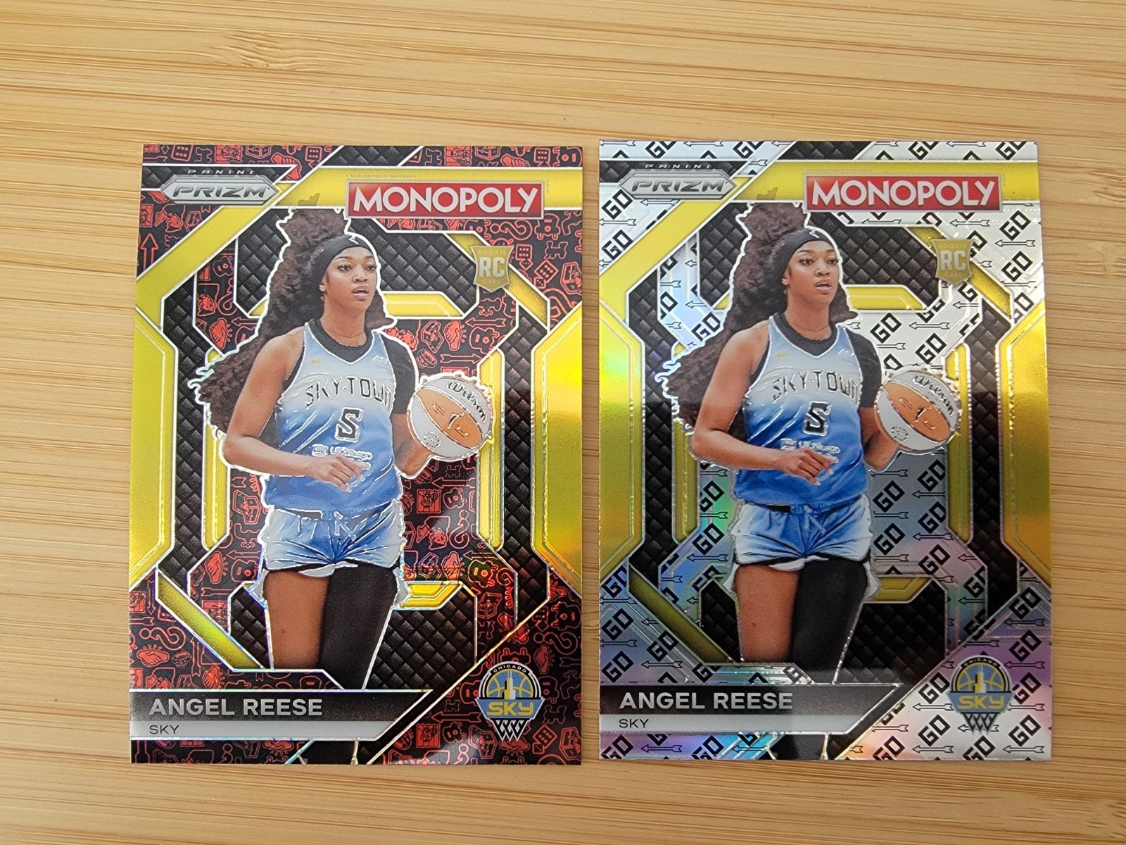 Angel Reese #WNBA16 2024 WNBA Monopoly Prizm🏀 Rookie (RC) Go Space Prizm