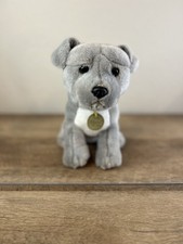 Aurora Miyoni Tots Pit Bull Puppy Dog Plush 9 Inch Gray Stuffed Animal
