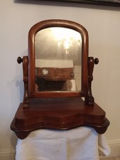 antique mahogany dressing table mirror