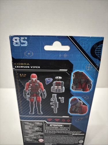 Hasbro G.I. Joe Classified Series Cobra Crimson Viper #85 NEW Box Wear - Afbeelding 5 van 15