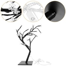 1pc lampada decorativa per albero di fiori in fibra ottica lampada per albero