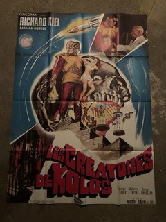 Affiche De Cinéma Les Créatures de Kolos Science Fiction / Vintage 60’s