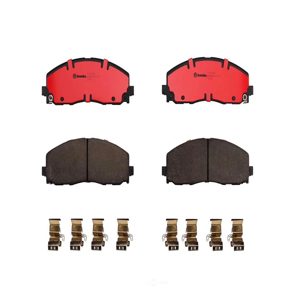 Juego de pastillas de freno delanteras y traseras Brembo para Dodge Grand Caravan Journey VW Routan Foto 2 de 4